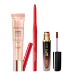Buy FACES CANADA Super Easy Glam Combo - Strobe Cream - Rose Gold (18 ml) + Magneteyes Kajal - Black (0.35 gm) + Comfy Matte Wow Liquid Lipstick - Cocoa Crush 07 (3.8 ml) | Illuminating & Glowing Makeup Base | Highly Pigmented - Purplle