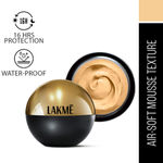 Buy Lakme Xtraordin-airy Mattereal Mousse Foundation |Matte Finish With SPF8 | 04 Golden Creme | 25 gm - Purplle