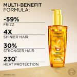 Buy L'Oreal Paris Extraordinary Oil Hair Serum Powered by Floral Oils for All Hair Types, Volume- 100 ml, Makes hair frizz-free, stronger, shiny and provides UV and Heat Protection, Loghtweight Formula - Purplle