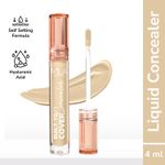 Buy Mila Beaute Build to Cover Matt Liquid Concealer | Lightweight and Full coverage | Easily Blendable & Crease Resistant Waterproof Face Concealer with Hyaluronic Acid for Indian skin - 104-NATURAL BEIGE (4 ml) - Purplle