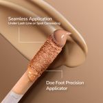 Buy Mila Beaute Build to Cover Matt Liquid Concealer | Lightweight and Full coverage | Easily Blendable & Crease Resistant Waterproof Face Concealer with Hyaluronic Acid for Indian skin - 104-NATURAL BEIGE (4 ml) - Purplle