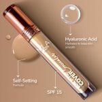 Buy Mila Beaute Build to Cover Matt Liquid Concealer | Lightweight and Full coverage | Easily Blendable & Crease Resistant Waterproof Face Concealer with Hyaluronic Acid for Indian skin - 104-NATURAL BEIGE (4 ml) - Purplle