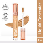 Buy Mila Beaute Build to Cover Matt Liquid Concealer | Lightweight and Full coverage | Easily Blendable & Crease Resistant Waterproof Face Concealer with Hyaluronic Acid for Indian skin - 106-GOLDEN SAND (4 ml) - Purplle