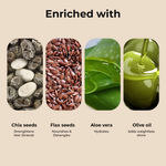 Buy Fix My Curls Curl Quenching Flaxseed Gelly | With Aloe Vera, Chia & Flaxseed | For Curly, Wavy & Frizzy Hair | Silicone Free Curl Definition with Strong Hold Curl Defining Gel | Vegan | 50 gm - Purplle
