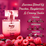 Buy Plum BodyLovin' Tonka Bella Eau De Parfum (Perfume) | Long Lasting & Premium Fruity Floral Fragrance | Luxury Perfume For Women | Raspberry & Orchid Notes | Perfect For All Occasions (50 ml) - Purplle