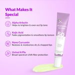 Buy Fixderma 4% Kojic Acid Brightening Lip Balm with 1% Alpha Arbutin & SPF 50+ PA+++ | Ceramide Lip Balm SPF 50 | Kojic Acid Lip Balm for Pigmented Lips - 15 ml - Purplle