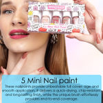 Buy Ronzille Quick Dry and Glossy, Nail Polish Gift Set of 5 Mini Nail Kit-Nude Edition 17.5 ml - Purplle