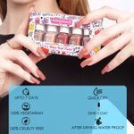 Buy Ronzille Quick Dry and Glossy, Nail Polish Gift Set of 5 Mini Nail Kit-Nude Edition 17.5 ml - Purplle