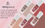 Buy Ronzille Quick Dry and Glossy, Nail Polish Gift Set of 5 Mini Nail Kit-Nude Edition 17.5 ml - Purplle