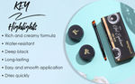 Buy Ronzille 2 in 1 Gel Eyeliner Long-Wear II WaterProof & Smudge Proof 36hrs Long Lasting II II Gel Kajal 6-gm (Black,Brown) - Purplle