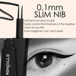 Buy Ronzille Absolute Shine Liquid Matte Eyeliner,Long Lasting, Smudge Proof, Waterproof Liner, Eye Makeup 5 ml (Black) - Purplle