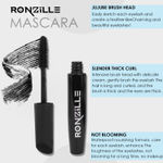 Buy Ronzille Volumizing Long-Stay of up to 8 Hours,Smudge-Proof, Lightweight Black Mascara (8 ml,Full Black) - Purplle