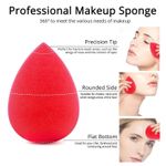 Buy Ronzille Makeup Blending Powder Sponge Powder Cut Puff Premium Ultra soft Makeup sponge, Multicolor (Pack of 1) - Purplle