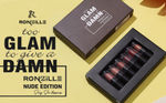 Buy Ronzille Pocket Mini Bullet Matte Finish Lipstick Nude Edition Set of 6 12 gm - Purplle