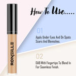 Buy Ronzille Ultra Base water-poof Liquid Concealer-4 ml (Granola) - Purplle