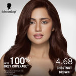 Buy Schwarzkopf Simply Colour Permanent Hair Colour For 100% Grey Coverage-4.68 chestnut Brown, 142.5 ml - Purplle