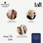Buy Schwarzkopf TAFT Ultimate Hair Spray For Hair With Crystal Shine Hold 5+, Lasts For 72 Hours - 250 ml - Purplle
