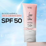 Buy Renee Lumi Glow Highlighting Sunscreen with SPF 50, Lightweight & Non-Sticky, No White Cast, Protact against UVA-UVB, Radiant Finish, Protect, nourishes skin With Niacinamide and Hyaluronic acid, 50 gm - Purplle