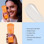 Buy Lotus Herbals Safe Sun Uv Screen Mattegel Ultra Soothing Sunscreen | PA+++ | SPF 50 | Matte Look | Oil Control | For Normal to Oily Skin | 100 gm - Purplle
