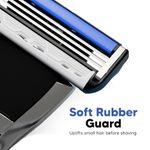 Buy LetsShave Pro 3 Shaving Razor Blades for Men, Pack of 4 Blades Cartridge (4-Count) - Purplle