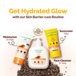 Buy Mamaearth Chia Calming Sunscreen with Chia Seed & Ceramides for Healthy Skin Barrier & Sun Protection 50 gm | SPF 50 PA++++ |hydrated glow| For Dry &Sensitive Skin | UVA/ B Protection | No White Cast | In-Vivo Tested - Purplle