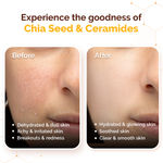 Buy Mamaearth Chia Calming Sunscreen with Chia Seed & Ceramides for Healthy Skin Barrier & Sun Protection 50 gm | SPF 50 PA++++ |hydrated glow| For Dry &Sensitive Skin | UVA/ B Protection | No White Cast | In-Vivo Tested - Purplle