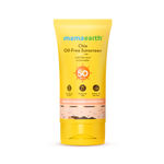 Buy Mamaearth Chia Oil-Free Sunscreen with Chia Seed & Ceramides for Healthy Skin Barrier & Sun Protection 50 gm SPF50 PA++++ | Oil-Free Formula for Normal to OilySkin|hydrated glow| UVA/B Protection |No White Cast | InVivo Tested - Purplle