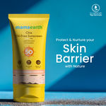 Buy Mamaearth Chia Oil-Free Sunscreen with Chia Seed & Ceramides for Healthy Skin Barrier & Sun Protection 50 gm SPF50 PA++++ | Oil-Free Formula for Normal to OilySkin|hydrated glow| UVA/B Protection |No White Cast | InVivo Tested - Purplle