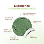 Buy Mamaearth Tea Tree Oil Control Face Pack with Tea Tree & Salicylic Acid for Normal to Oily Skin 200 gm | DIY-like Texture | Controls Sebum Production & Acne | Clay Face Mask |Free From Harmful Chemicals - Purplle