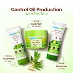 Buy Mamaearth Tea Tree Oil Control Face Pack with Tea Tree & Salicylic Acid for Normal to Oily Skin 200 gm | DIY-like Texture | Controls Sebum Production & Acne | Clay Face Mask |Free From Harmful Chemicals - Purplle