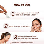 Buy Mamaearth Rice Dewy Bright Face Pack with Rice Water & Niacinamide For Glass Skin 200 gm | DIY-like Texture | Gives Glass-Like Glow |Instant Brightness | Gel Cream Face Mask |Free From Harmful Chemicals - Purplle