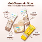 Buy Mamaearth Rice Dewy Bright Face Pack with Rice Water & Niacinamide For Glass Skin 200 gm | DIY-like Texture | Gives Glass-Like Glow |Instant Brightness | Gel Cream Face Mask |Free From Harmful Chemicals - Purplle