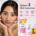 Buy Pure Origin Korean Vitamin C Bright Boosting Gel Face Wash (150 ml), Serum (30 ml) & Serum Cream (50 gm) Combo | Reduces Spots, Dullness & Evens Tone | Visibly Bright Skin | For All Skin Types - Combo of 3 - Purplle