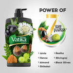 Buy Dabur Vatika Long & Black Shampoo - 340ml | With Amla & Bhringhraj I For Shiny, Long & Black Hair | No Added Parabens | Provides Gentle Cleansing, Conditioning and Nourishment to Hair - Purplle