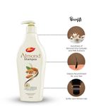 Buy Dabur Almond Shampoo - 650 ml | For Nourished & Smooth Hair | Intense Nourishment | Helps in Hair Strenghtening | With Almond-Vita Complex & Milk Extracts - Purplle