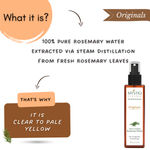 Buy Mystiq Living Rosemary Water for Hair Growth, Mist Spray Steam Distilled 100% Pure and Natural Hydrosol, Hair Mist - 100 ml - Purplle