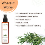 Buy Mystiq Living Rosemary Water for Hair Growth, Mist Spray Steam Distilled 100% Pure and Natural Hydrosol, Hair Mist - 100 ml - Purplle