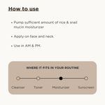 Buy Ricekraft Oil free moisturizer with Rice, Snail Mucin 99, Hyaluronic acid and Niacinamide | Light weight formuation | Korean face moisturizer for Soft & Plump skin | Fragrance Free | For Oily, Dry, Combination skin | For Men & Women | 55 gm - Purplle