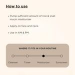Buy Ricekraft Oil free moisturizer with Rice, Snail Mucin 99, Hyaluronic acid and Niacinamide | Light weight formuation | Korean face moisturizer for Soft & Plump skin | Fragrance Free | For Oily, Dry, Combination skin | For Men & Women | 55 gm - Purplle