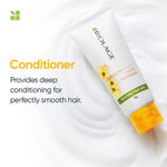 Buy Biolage Smoothening Kit (Professional Smoothproof Anti-Frizz Shampoo Up to 72HR Frizz Control With Camellia Flowers Shampoo for Dry and Frizzy Hair Vegan 200 ml + Smoothproof Camellia Conditioner-98 gm + Deep Smoothening Serum-100 ml) - Purplle
