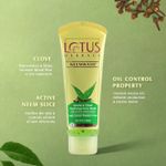 Buy Lotus Herbals Neemwash Neem & Clove Purifying Face Wash With Active Neem 120 gm - Purplle