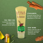 Buy Lotus Herbals Teatreewash Face Wash | with Tea Tree Oil & Cinnamon | Anti Acne | Oil Control | For Oily Skin | 120gm - Purplle