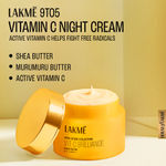 Buy Lakme Vitamin C Brilliance Night Cream with Vitamin C | For Healthy & Glowing skin | 50 gm - Purplle