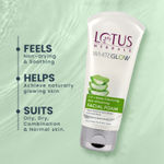 Buy Lotus Herbals Whiteglow 3 In 1 Deep Cleaning Skin Whitening Facial Foam | Chemical Free | With Milk Enzymes & Aloe Vera Gel | For All Skin Types | 50 gm - Purplle