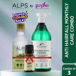 Buy Alps Goodness Anti Hairfall Monthly Care Combo with Anti Hairfall Shampoo, Rosemary Water Spray & Rosemary essential oil I Hair Growth Experts I For thicker stronger hair| Hair Care Kit Combo of 3 - Purplle