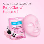 Buy Everyuth Naturals Anti Pollution Pink Clay & Charcoal Sheet Mask (Pack of 3) - Purplle
