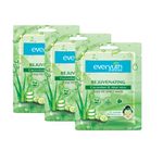 Buy Everyuth Naturals Rejuvenating Cucumber & Aloe Vera Sheet Mask (Pack of 3) - Purplle