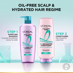 Buy L’Oreal Paris Hyaluron Pure 72H purifying shampoo for fresh scalp & hydrated hair, (800 ml) + Conditioner for smooth tangle-free hair, (175 ml) - Purplle
