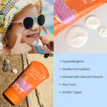 Buy Lotus Herbals Safe Sun KidsA Sunscreen CreamA - Sensitive Skin Formula | SPF 25 | Non Greasy | Sweat & Waterproof | 50 gm - Purplle