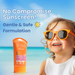 Buy Lotus Herbals Safe Sun KidsA Sunscreen CreamA - Sensitive Skin Formula | SPF 25 | Non Greasy | Sweat & Waterproof | 50 gm - Purplle